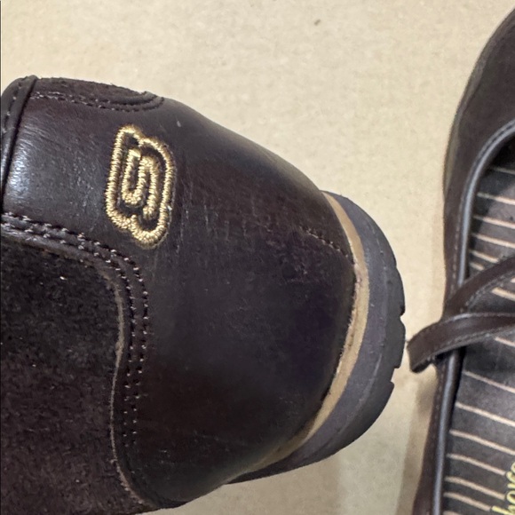 SKECHERS Chocolate Brown Slip-On Velcro strap Walking Shoes Size 8 - Picture 12 of 12